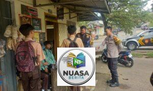 Polsek Parungkuda Polres Sukabumi Laksanakan Patroli Dialogis, Cegah Tawuran Pelajar